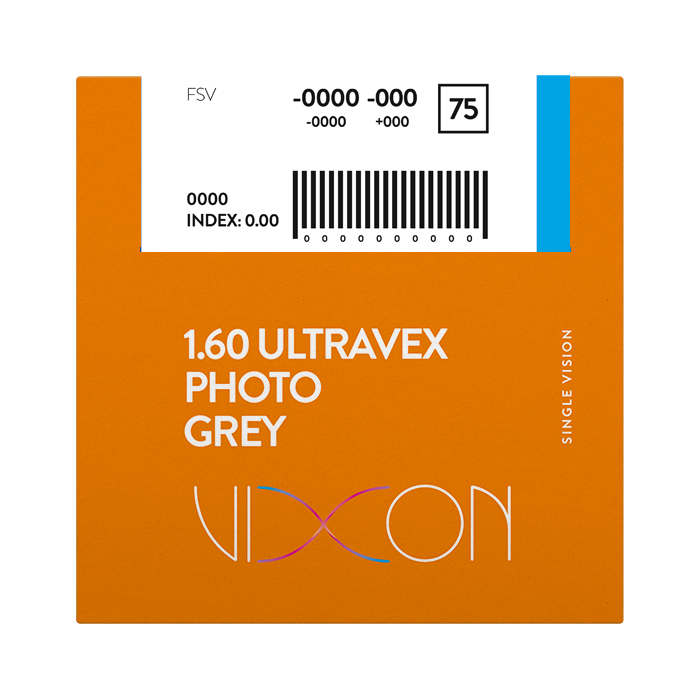 1.60 ULTRAVEX BLUECUT PHOTO GRAY FSV