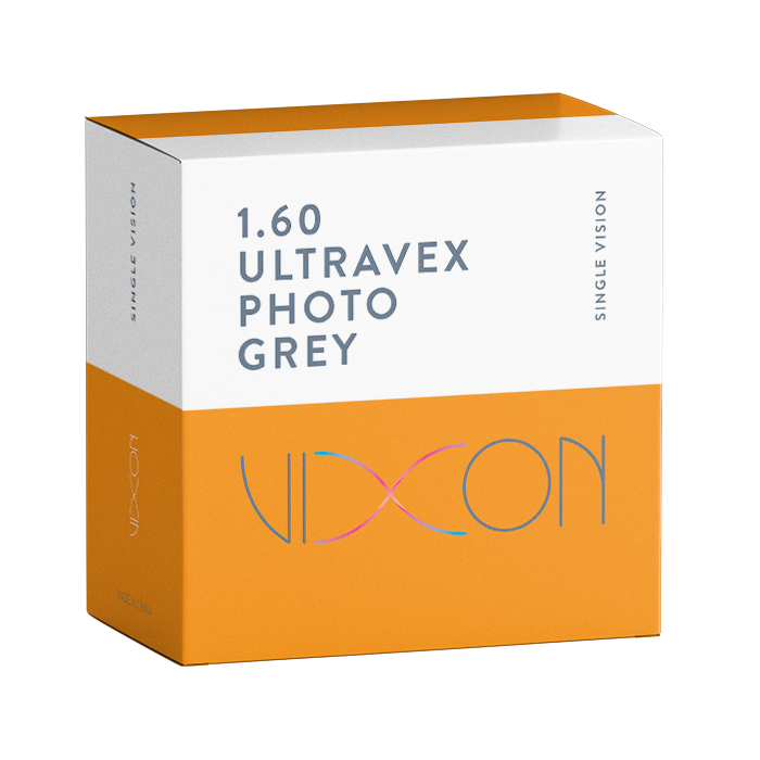 1.60 Bloco Resina Ultravex Visão Simples BLUE CUT Fotossensível