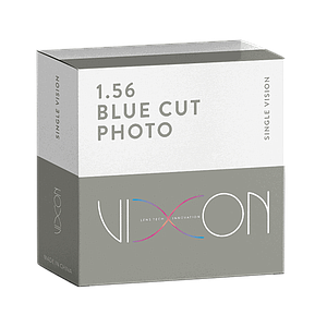 1.56 Bloco Resina Visão Simples BLUE CUT Fotossensível